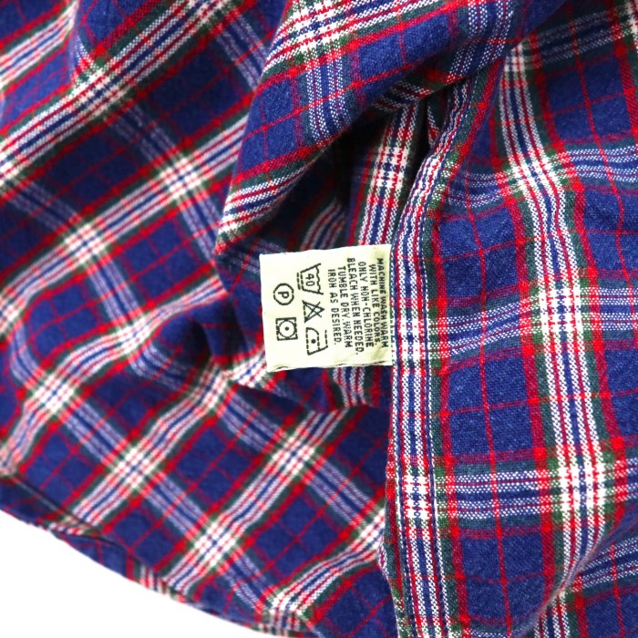 Eddie Bauer ビッグサイズ ボタンダウンシャツ L ネイビー コットン 90年代 | Vintage.City 古着屋、古着コーデ情報を発信
