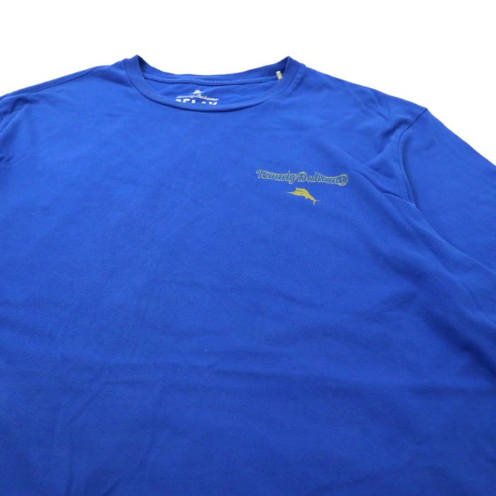 Tommy Bahama ビッグサイズ プリントTシャツ XL ブルー コットン MOTORCYCLEプリント | Vintage.City 古着屋、古着コーデ情報を発信