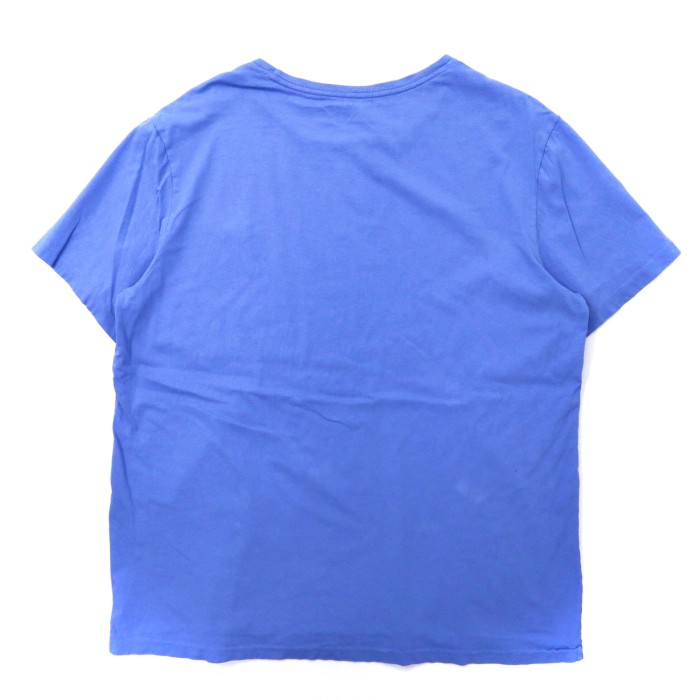 POLO RALPH LAUREN ビッグサイズTシャツ XL ブルー コットン スモールポニー刺繍 | Vintage.City 古着屋、古着コーデ情報を発信