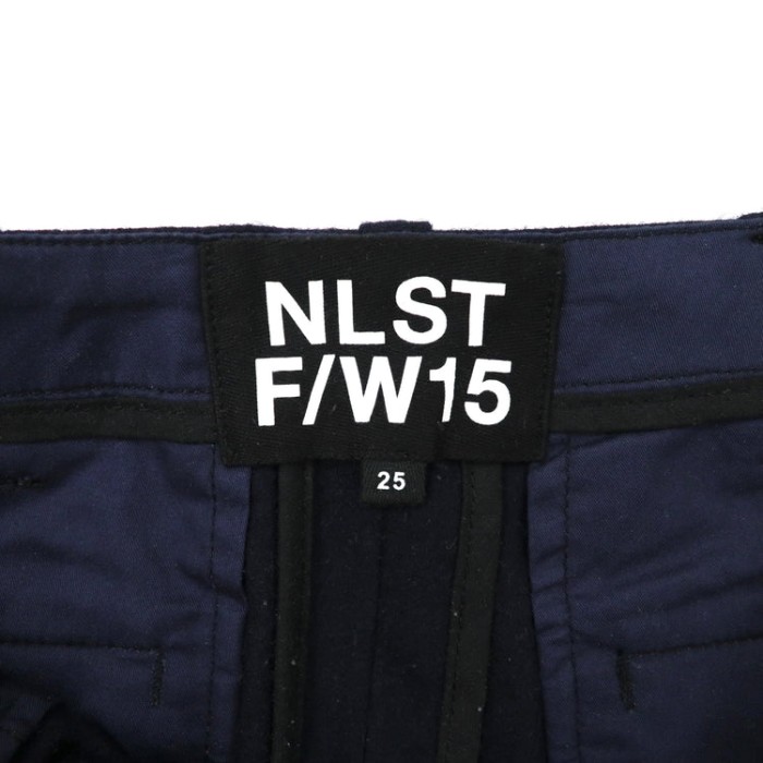 NLST サイドジップスリットパンツ 25 ネイビー ウール 15-030-410-0031-3-0 | Vintage.City 古着屋、古着コーデ情報を発信
