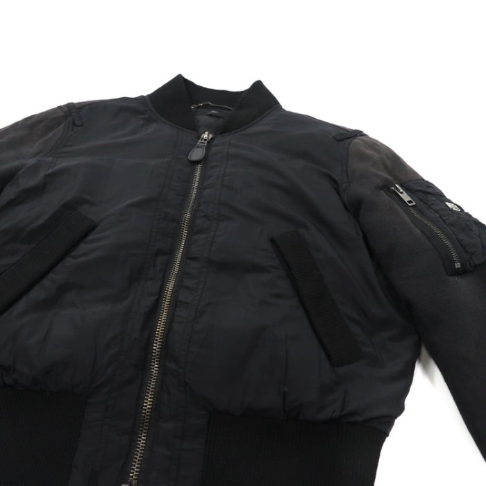 DIESEL MA-1 フライトジャケット S ブラック ナイロン | Vintage.City 古着屋、古着コーデ情報を発信