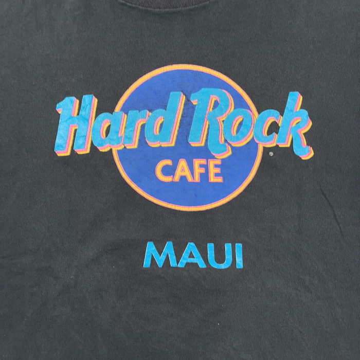 Lsize Hard Rock Cafe logo TEE ハードロックカフェ マウイ島 半袖 Tシャツ ロゴ 24033005 | Vintage.City Vintage Shops, Vintage Fashion Trends