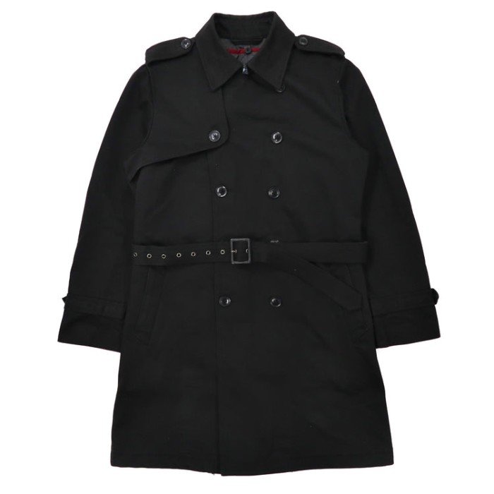 ABAHOUSE トレンチコート 2 ブラック コットン ライナー着脱式 | Vintage.City 古着屋、古着コーデ情報を発信