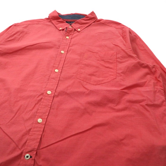 NAUTICA ビッグサイズ ボタンダウンシャツ XXL ピンク コットン CLASSIC FIT / STRETCH | Vintage.City 古着屋、古着コーデ情報を発信