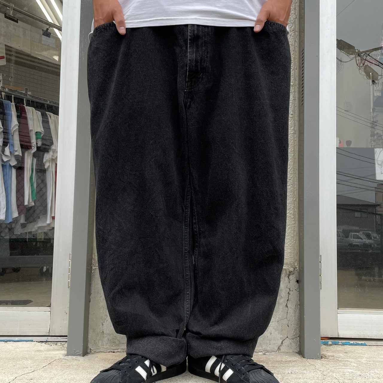 【新品通販】90s〜00s リーバイス 550 ブラックデニム w36 l32 アメリカ製 パンツ