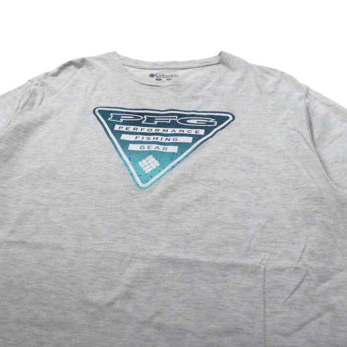 Columbia PFG ロゴプリントTシャツ XL グレー コットン メキシコ製 | Vintage.City 빈티지숍, 빈티지 코디 정보