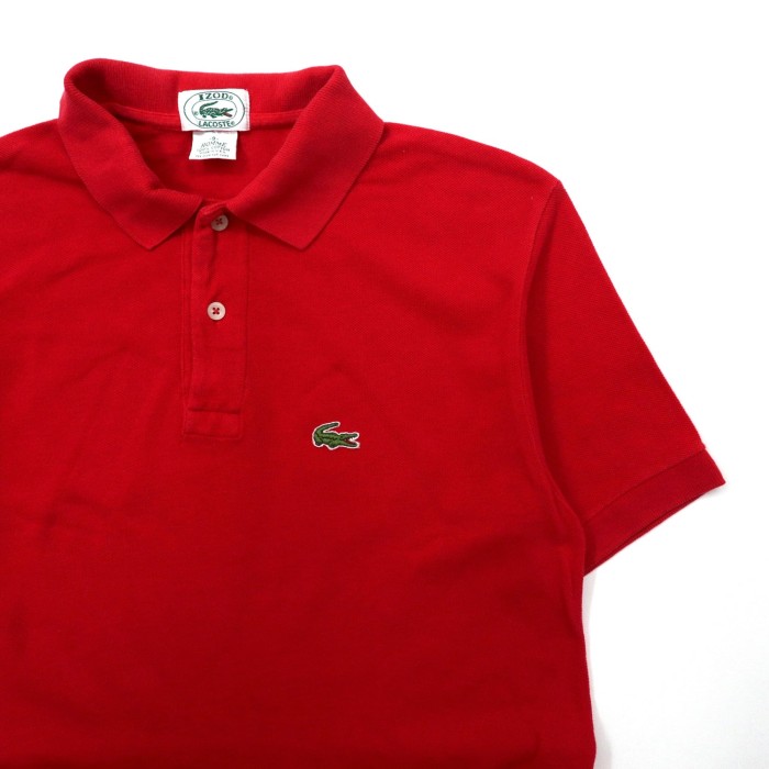 USA製 IZOD LACOSTE ポロシャツ S レッド コットン ワンポイントロゴ 80年代 | Vintage.City 빈티지숍, 빈티지 코디 정보