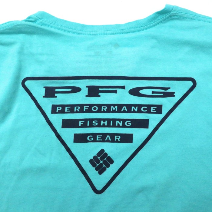 Columbia PFG ロゴプリントTシャツ XXL ブルー コットン バックプリント | Vintage.City 빈티지숍, 빈티지 코디 정보