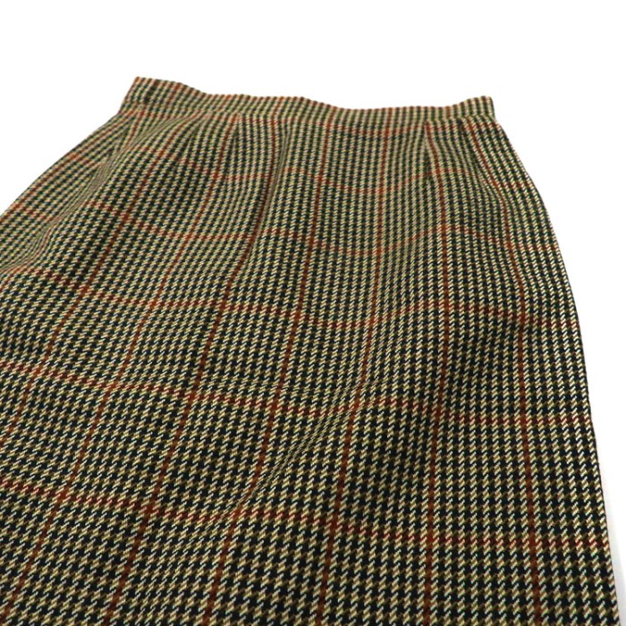 イギリス製 DAKS スカート 10 ブラウン チェック ウール オールド | Vintage.City 빈티지숍, 빈티지 코디 정보