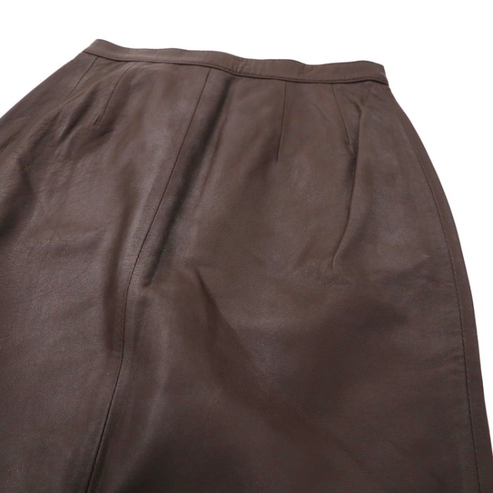 GRAN JOUE レザースカート M ブラウン ラムレザー 未使用品 | Vintage.City 빈티지숍, 빈티지 코디 정보