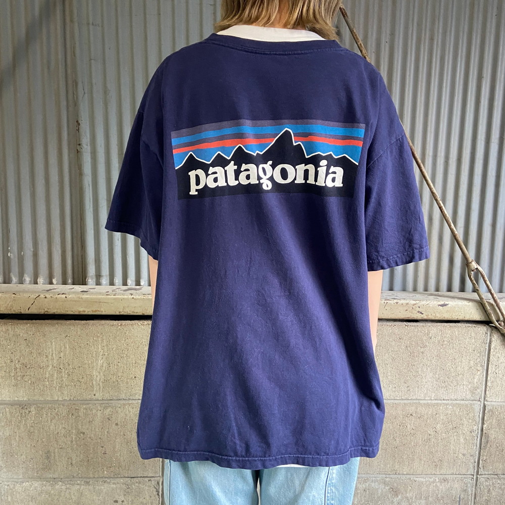 OLDパタゴニア　バックプリントTシャツ