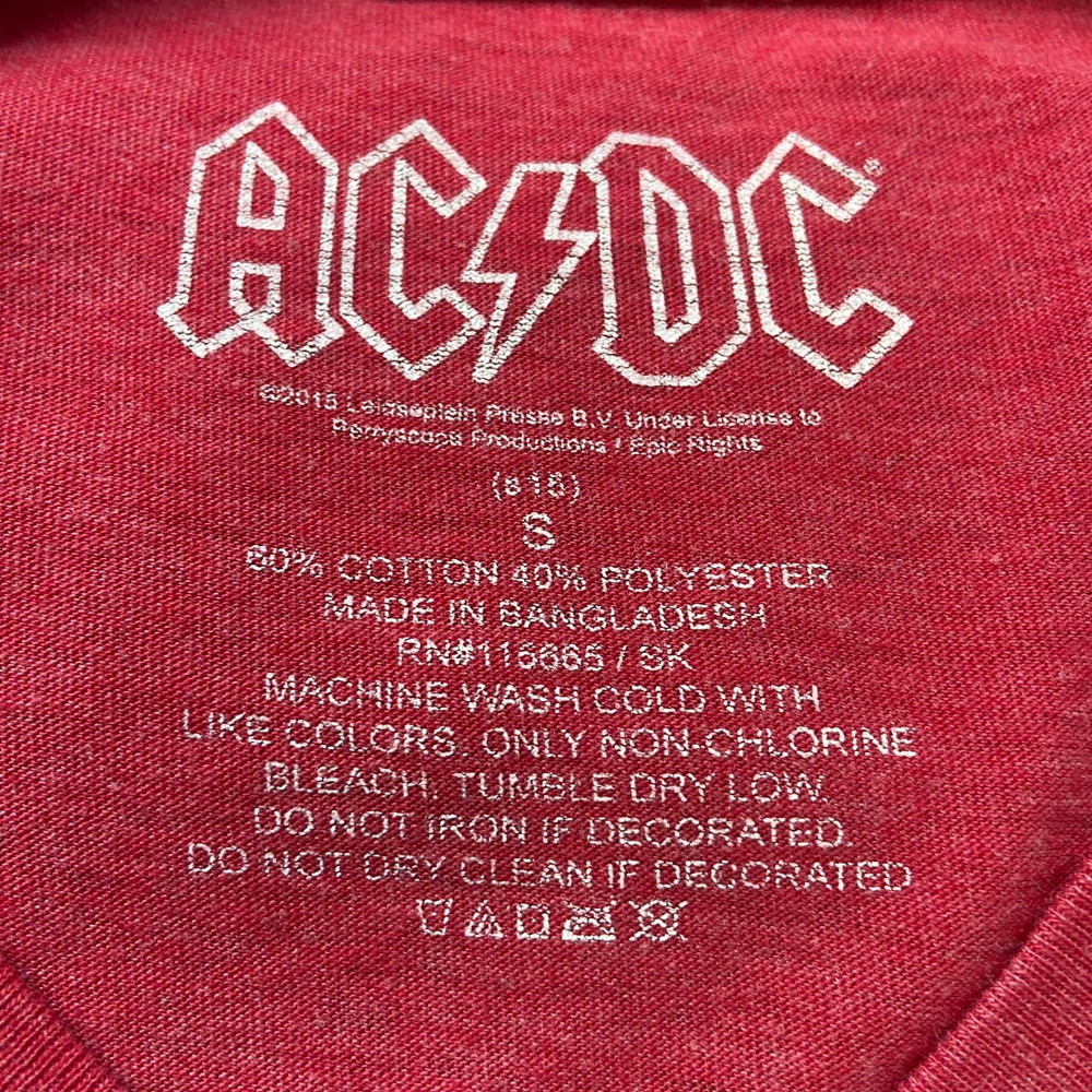 AC/DC エーシーディーシー バンドTシャツ メンズS レディース