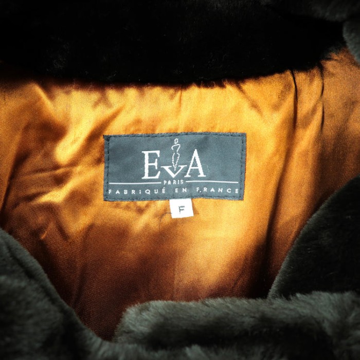 フランス製 EVA ファーダッフルコート FREE ブラウン アクリル | Vintage.City 古着屋、古着コーデ情報を発信