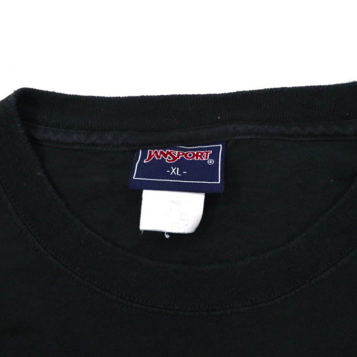 JANSPORT ビッグサイズ カレッジ Tシャツ XL ブラック コットン IOWA HAWKEYES FOOTBALL | Vintage.City 古着屋、古着コーデ情報を発信