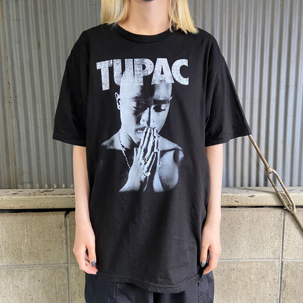 保障 正規品 新品 2PAC TUPAC トゥパック Tシャツ ラップTシャツ XXL
