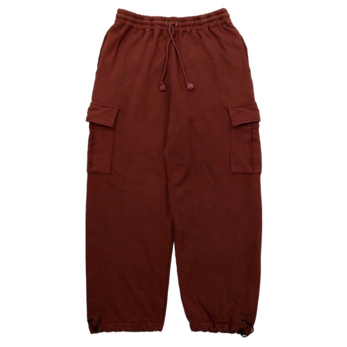 BOWWOW スウェットカーゴパンツ L ブラウン SWEAT CARGO PANTS 22AW ...