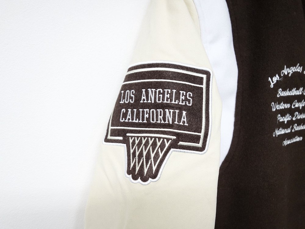 海外限定 オフィシャル Los Angeles Lakers Varsity Jacket スタジャン ...