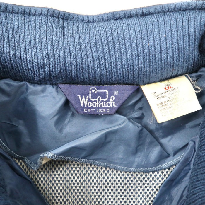 Woolrich ビッグサイズ ナイロンジャケット XXL ネイビー フード収納式 90年代 | Vintage.City 빈티지숍, 빈티지 코디 정보
