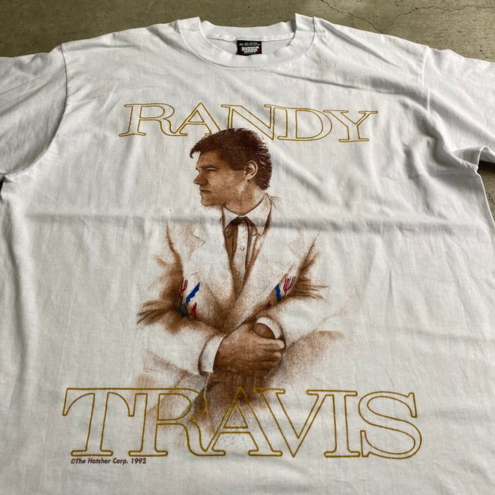 ミュージックTシャツ　90sヴィンテージUSA製　RANDY TRAVISメンズ