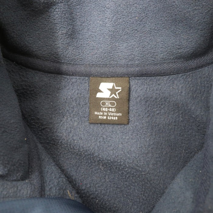 STARTER ナイロン切替 フリースジャケット XL ネイビー ポリエステル ビッグサイズ 90年代 | Vintage.City 古着屋、古着コーデ情報を発信