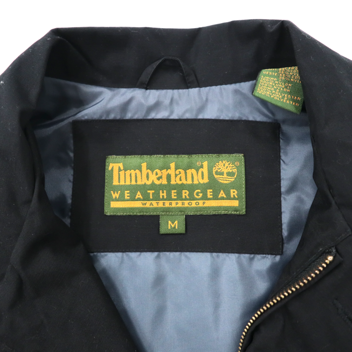 Timberland 65/35 ステンカラーコート M ブラック コットン ナイロン WATER PROOF 防水 12254 | Vintage.City 古着屋、古着コーデ情報を発信