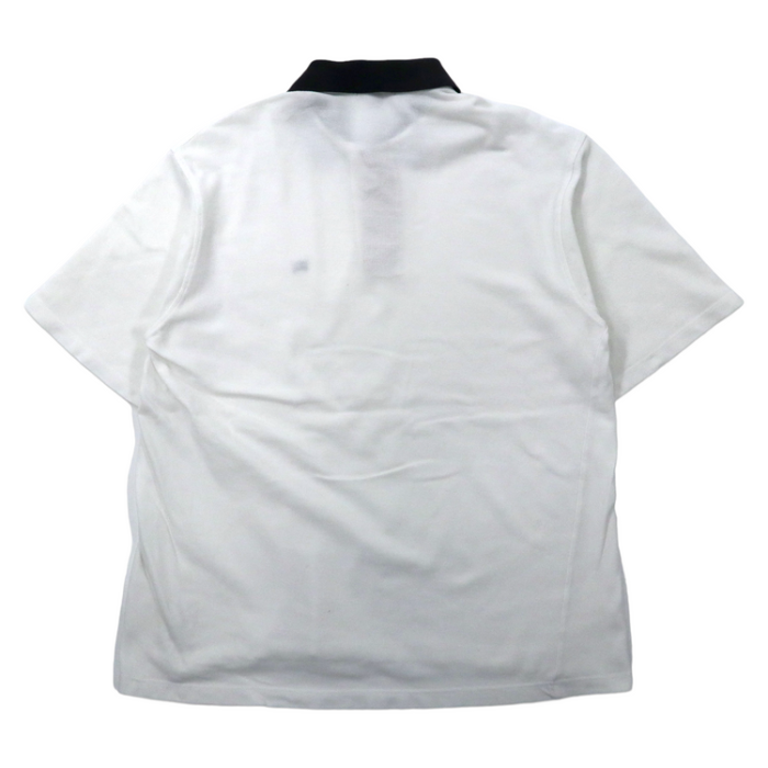 イギリス製 BURBERRY ポロシャツ M ホワイト コットン ワンポイントロゴ オールド | Vintage.City 古着屋、古着コーデ情報を発信