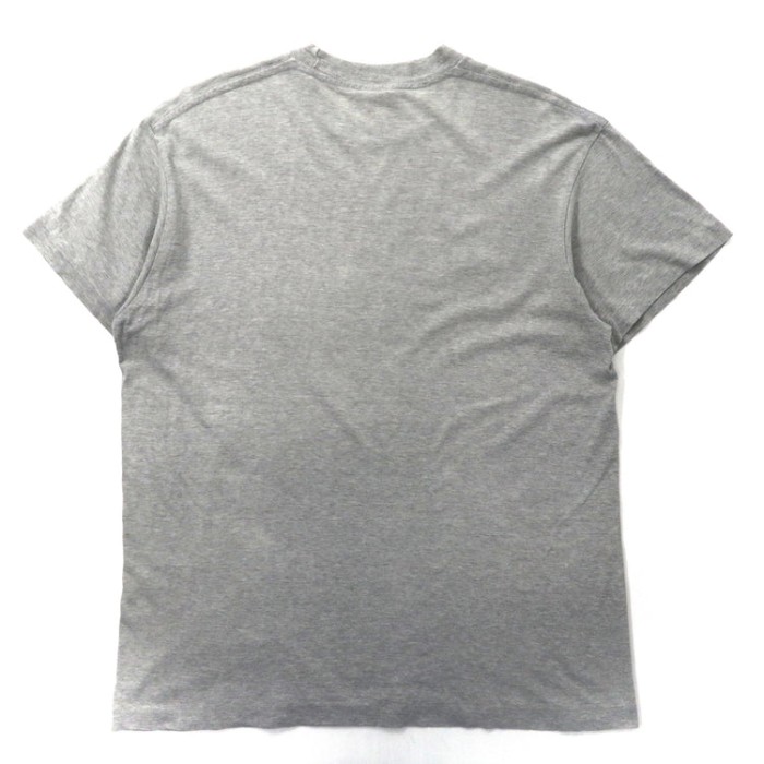 NIKE ビッグスウォッシュ プリント Tシャツ XL グレー コットン 銀タグ