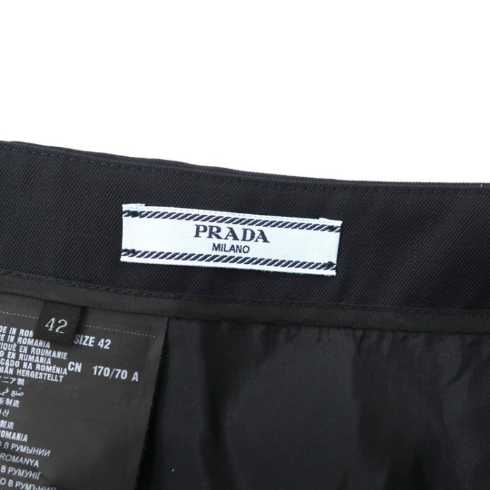 PRADA タイトスカート 42 ネイビー ウール シルク混 ルーマニア製 | Vintage.City 빈티지숍, 빈티지 코디 정보