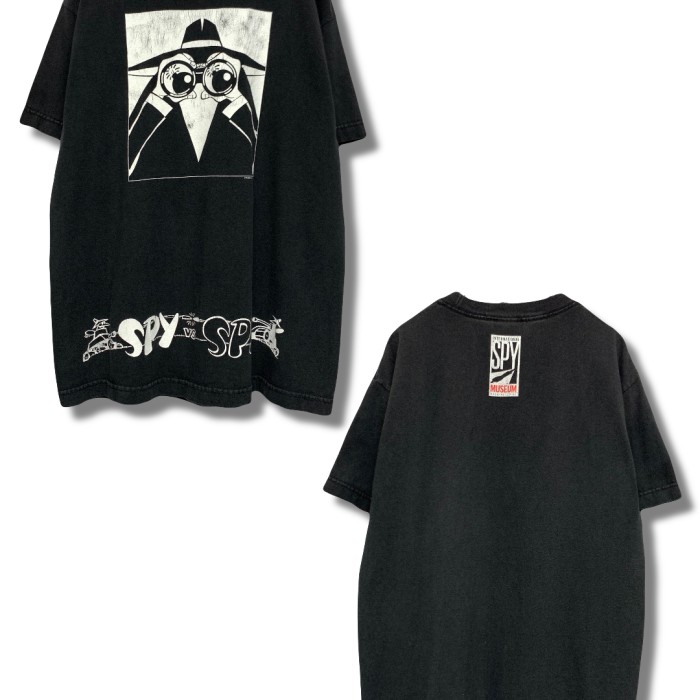 【希少！】90sヴィンテージUSA製SPY VS SPYプリントTシャツXLTシャツ/カットソー(半袖/袖なし)