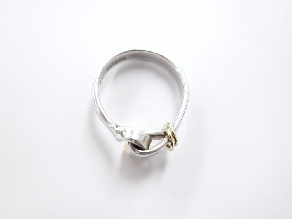 Tiffany & Co ティファニー ラブノット リング 指輪 925 18K 750 13号 ...