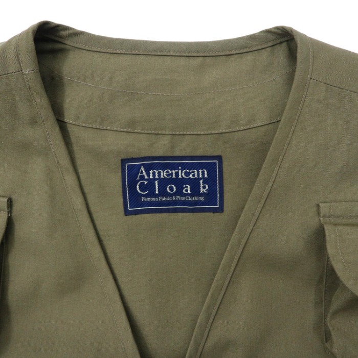 American Cloak フィッシングベスト LL カーキ ポリエステル 90年代 | Vintage.City 古着屋、古着コーデ情報を発信
