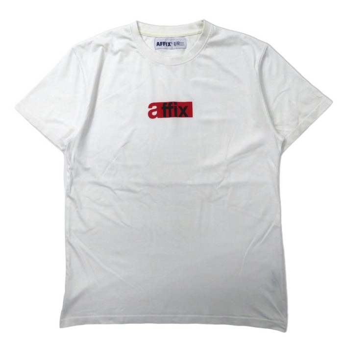 AFFIX WORKS ( AFFXWRKS ) ロゴプリント Tシャツ M ホワイト コットン
