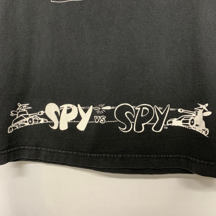 【希少！】90sヴィンテージUSA製SPY VS SPYプリントTシャツXLTシャツ/カットソー(半袖/袖なし)