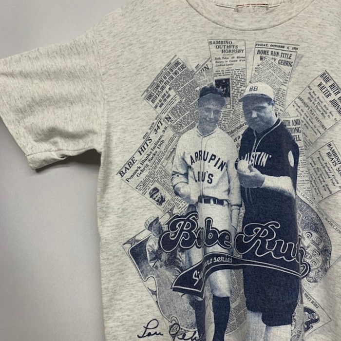 90’s “Babe Ruth” Print Tee Made in USA | Vintage.City 古着屋、古着コーデ情報を発信
