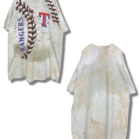 “RANGERS” Tie Dye Print Tee MLB LIQUID BLUE | Vintage.City 古着屋、古着コーデ情報を発信