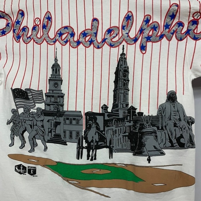 90’s “Philadelphia” Full-Printed Tee SINGLE STITCH | Vintage.City 古着屋、古着コーデ情報を発信