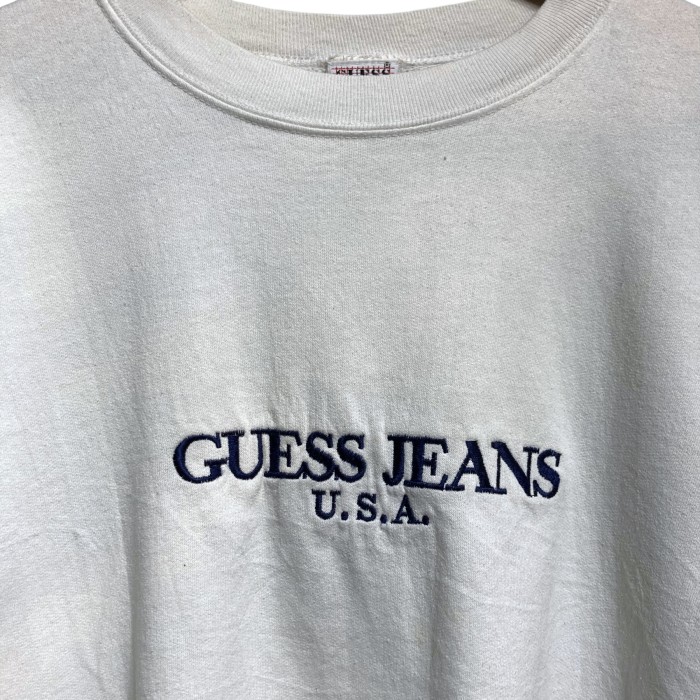 90s GUESS ゲス 刺繍 デザイン スウェット トレーナー | Vintage.City