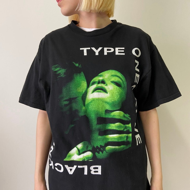 00年代 Type O Negative タイプ・オー・ネガティヴ ヘビメタ フォトプリントTシャツ メンズM
