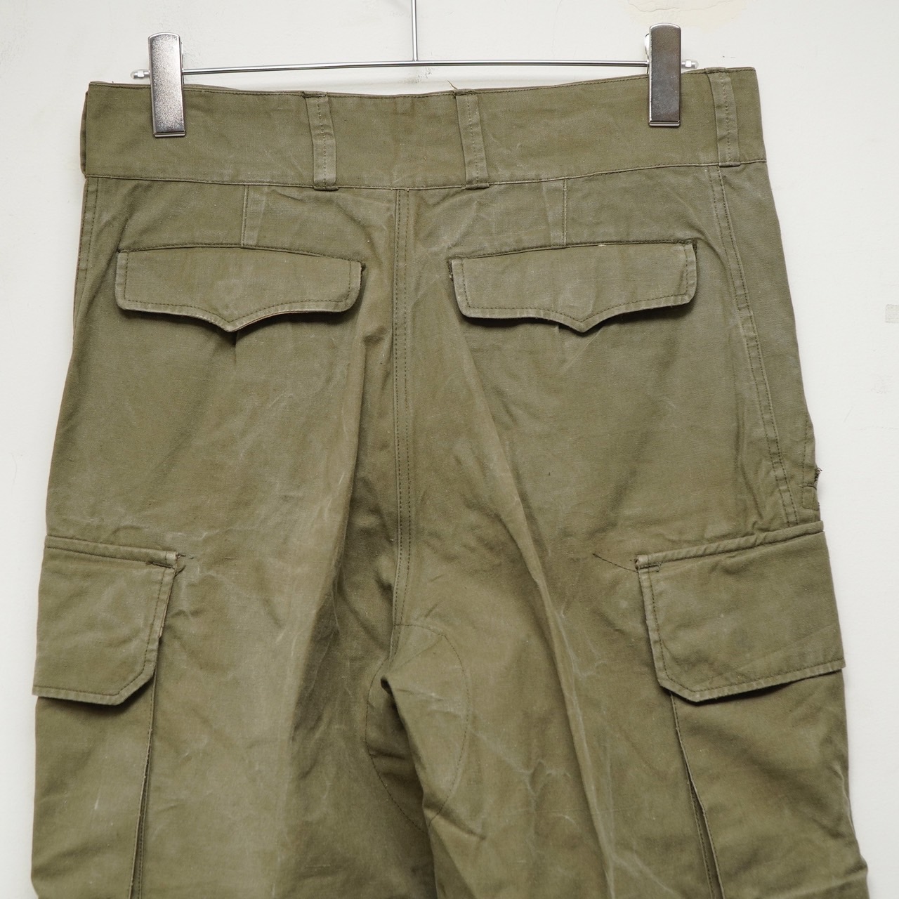 50's French Military M-47 Cargo Pants Early Model Hopsack Size 33 ...