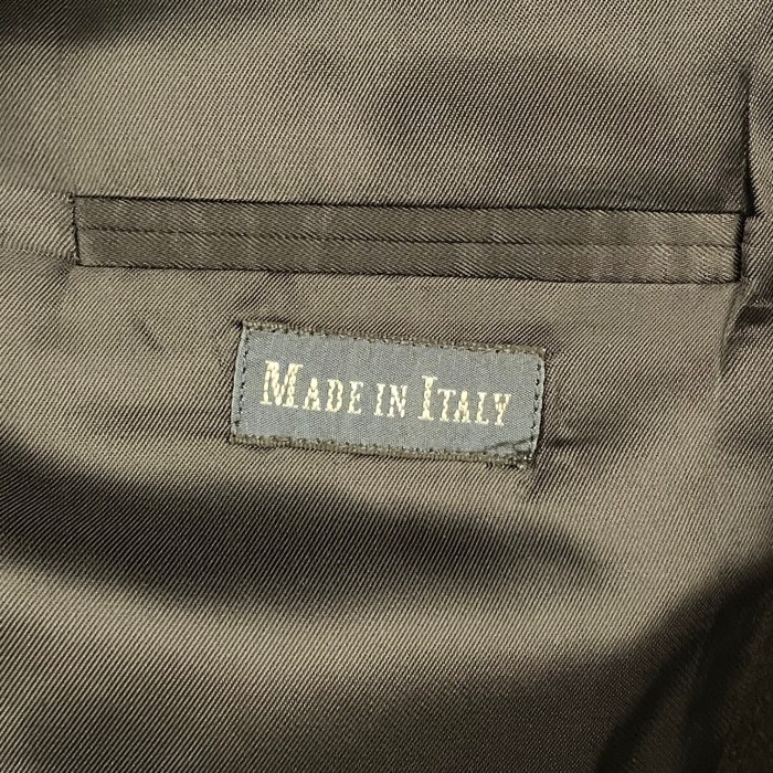 MADE IN ITALY製 Polo by Ralph Lauren シャドーヘリンボーン柄ウールスーツ ブラック 36サイズ | Vintage.City 빈티지숍, 빈티지 코디 정보