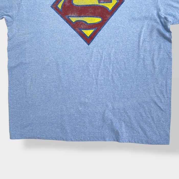 SUPERMAN】2XL ビッグサイズ Tシャツ スーパーマン キャラt アメコミ