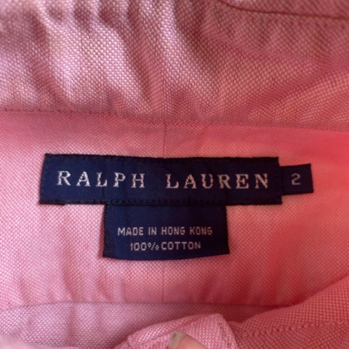 Ralph Lauren  ラルフローレン コットン ボタンダウン 半袖シャツ レディースS相当 | Vintage.City 古着屋、古着コーデ情報を発信