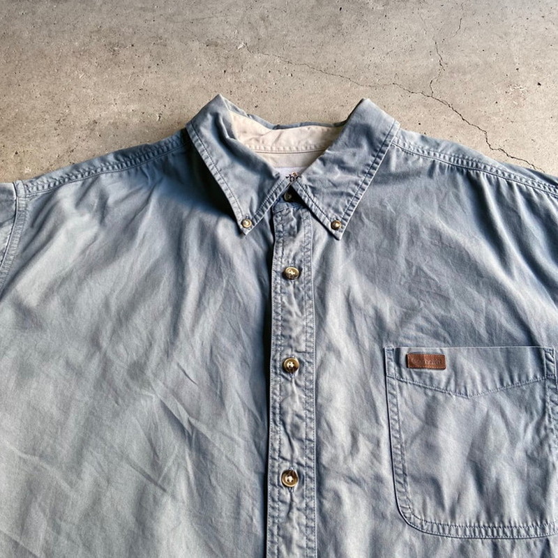 ビッグサイズ Carhartt カーハート 半袖 ボタンダウン ワークシャツ