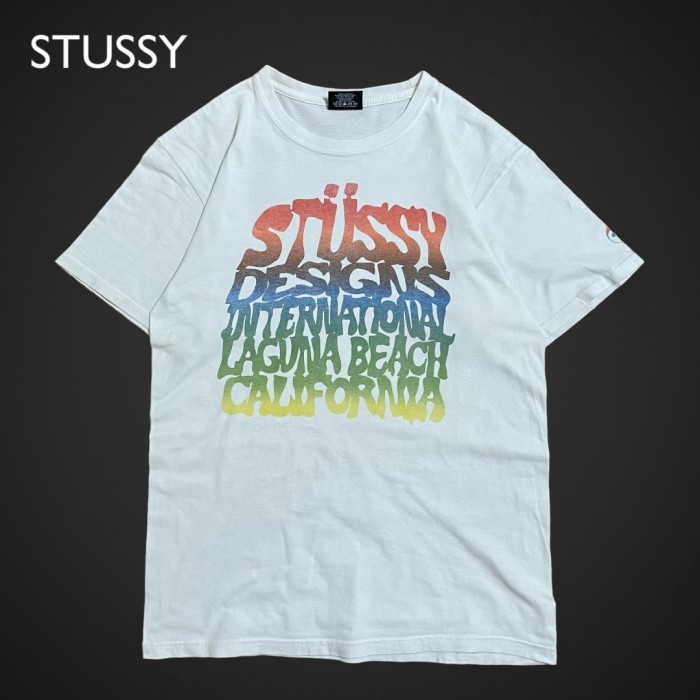 [新品] Stussy　Tシャツ　メキシコ製　WORLD WIDE オーバー