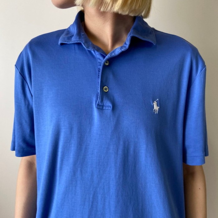 Polo Ralph Lauren ポロラルフローレン Tシャツ地 ポロシャツ メンズM | Vintage.City 古着屋、古着コーデ情報を発信