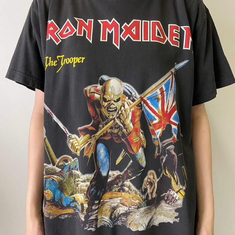 総柄全面マルチプリントデッドストック アイアンメイデン Iron Maiden Tシャツ 1993年製