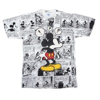 Lsize Disney Mickey Velva Sheen TEE 24042016 ディズニー USA製 ディズニー ミッキー ヴェルバシーン | Vintage.City 빈티지숍, 빈티지 코디 정보