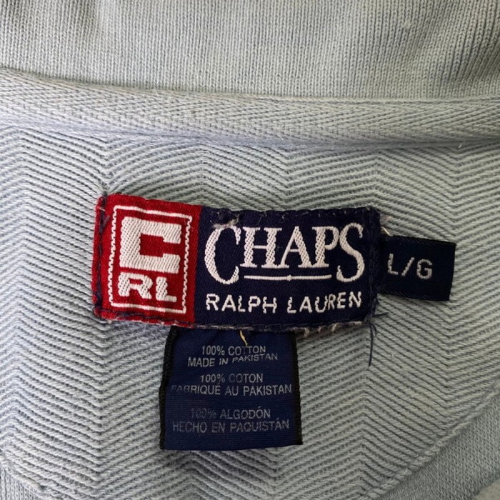 90s CHAPS Ralph Lauren チャップス ラルフローレン ワンポイント刺繍 ポロシャツメンズL | Vintage.City 古着屋、古着コーデ情報を発信