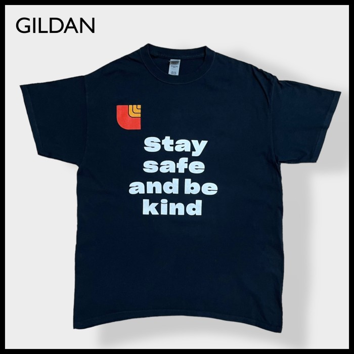GILDAN】プリント Tシャツ 両面プリント バックプリント ロゴ
