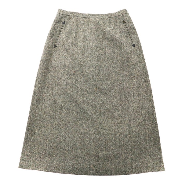 Burberrys ツイード ロングスカート 15 グレー ウール 羊毛 カシミヤ混 オールド 日本製 | Vintage.City 古着屋、古着コーデ情報を発信
